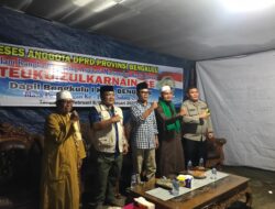 Anggota DPRD Provinsi Bengkulu, Teuku Zulkarnain Gelar Reses Masa Persidangan ke-I Tahun 2025