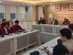Senator Destita Terima Kunjungan Mahasiswa Hukum UMB Bengkulu di Kantor DPD- RI