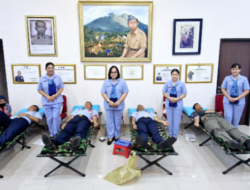 Sambut HUT ke-79 TNI AU Lanud RSA Natuna Gelar Donor Darah untuk Masyarakat