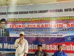 Teuku Ajak Warga Bengkulu Dukung Program Pendidikan Lewat Reses