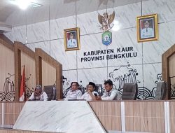 Pemkab Kaur Saksikan Penandatanganan SK Bersama Strategi Nasional Pencegah Korupsi Tahun 2025-2026