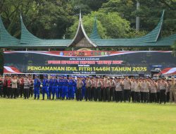 Kapolda Sumbar Pimpin Apel Gelar Pasukan Operasi Ketupat Singgalang 2025
