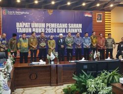 Bupati Bengkulu Utara, Arie Septia Hadiri RUPS Bank Bengkulu