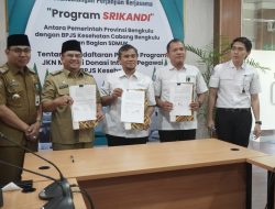 Pemprov Bengkulu Bersama BPJS Kesehatan, Trus Optimalkan Capaian UHC dan Aktifan JKN