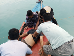 TNI AL Subi Evakuasi Korban Kapal Terbakar di Natuna