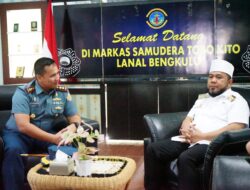 Gubernur Helmi Bersama Jajaran Pemprov Bengkulu Lakukan Kunjungan Kerja Ke Mako Lanal Bengkulu