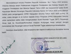 Sekwan Perintahkan Pimpinan, Larang Keluarkan SPT Dewan DL