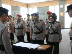 Kapolda Sumbar Pimpin Sertijab Beberapa Pejabat Utama Polda Sumbar