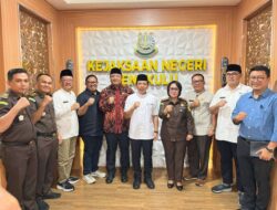 Walikota Dedy Wahyudi Berkunjung Kekantor Kejari Bengkulu