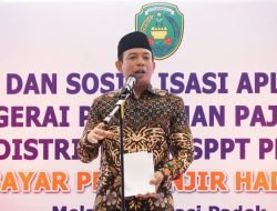 Walikota Dedi Wahyudi Beberkan Aplikasi PADEK, Bayar Pajak Cukup Pakai HP