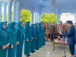 Dorong Sinergi dan Pemberdayaan Keluarga, TP PKK Bengkulu Utara Masa Bakti 2025-2030 Dikukuhkan