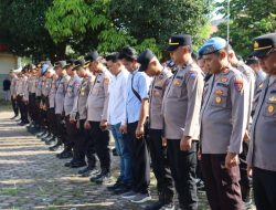 Masa Akhir PSU, 214 Personel Polres Bengkulu Selatan, Siap Dikerahkan Untuk Pengamanan Debat Paslon