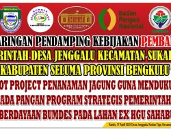 JPKP Sebagai Pilot Project Gerakan Penanaman Jagung di Lokasi Ex. HGU Sahbudin Desa Jenggalu