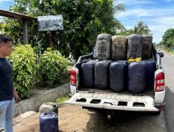 Polda Bengkulu Ringkus Empat Orang Pelaku Penimbunan BBM Subsidi