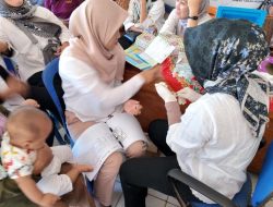 Satgas TMMD Ke-124 Kodim 0408/BS Gelar Sosialisasi dan Penyuluhan Posyandu Dan Posbindu