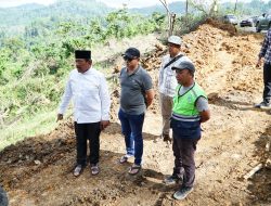 Wagub Mian Tinjau Langsung Proyek Pekerjaan Balai Pelaksanaan Jalan Provinsi Bengkulu di Kepahiang