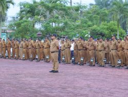 Bupati Asahan Pimpin Apel Hari Pertama Pasca Libur Lebaran
