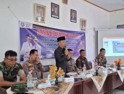 Wabup Kaur Didampingi Kasat Pol PP Buka Sosialisasi dan Evaluasi Terkait Penertiban Hewan Ternak