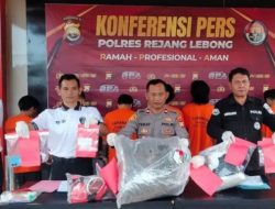 Polres Rejang Lebong Tangkap 7 Orang Terduga Pelaku Penyalahgunaan Narkotika