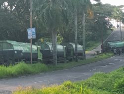 Kecelakaan Tunggal Truk Tangki Bermuatan CPO Ditanjakan Tebing Jalan 2 Jalur Seluma