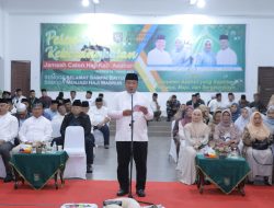 Bupati Lepas Jemaah Calon Haji Kabupaten Asahan di Gedung Tahfidz Masjid Agung Haji Achmad Bakrie