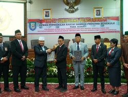 Pemprov Bengkulu Raih Predikat WTP Penekanan Suatu Hal