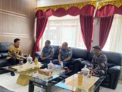 Bupati Bengkulu Utara Terima Kunjungan Kerja Paspotmar Lanal Bengkulu