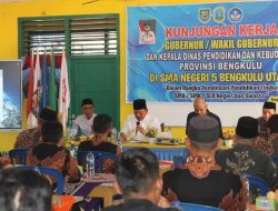Tingkatkan Mutu Dalam Pendidikan, Wagub Mian Lakukan Kunjungan Kerja Ke SMAN 5 Kota Bengkulu
