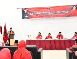 Walikota Dedi Wahyudi Hadiri Rapat Konsolidasi Partai PDIP Kota Bengkulu