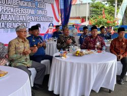 Usai Dilantik 70 Anggota, Dinas Pemadam Kebakaran dan Penyelamatan Kota Bengkulu Gelar Tasyukuran