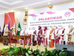 Ny. Dian Fitriani Wahyudi Dilantik Menjadi Ketua Dekranasda Kota Bengkulu