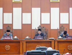 Rapat Paripurna, Fraksi DPRD Setujui 7 Raperda Dan Akan Dibahas Lebih Lanjut