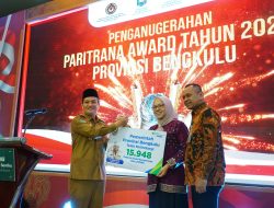 Maksimalkan Perlindungan Jamsostek, Pemprov Bengkulu Gelar Penghargaan Paritrana Award