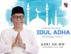 Hari Raya Idul Adha, MPW Pemuda Pancasila Jambi Berqurban 1 Ekor Kerbau dan 2 Ekor Kambing