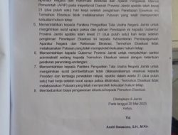 Bupati Tebo Terancam Dinonaktifkan Dalam Sengketa KIP Jika Tidak Lengkapi Berkas ini