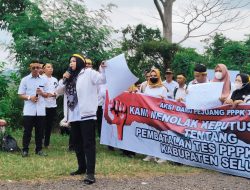 Domonstran PPPK Tahap II Tolak Ajakan Audiensi Pj. Sekda Seluma