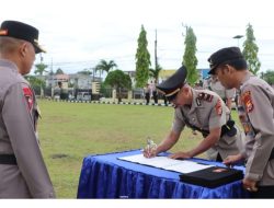 Kapolres Seluma Gelar Upacara Sartijab