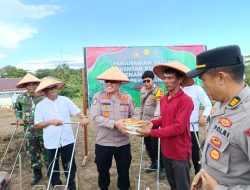 Dukung Program Swasembada Pangan 2025, Polres Kaur Tanam Jagung Serentak Kuartal III dilahan Perhutanan
