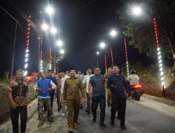 Walikota Dedi Wahyudi Tinjau Langsung Penataan Lampu Jalan Dikawasan Pancurmas