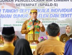 Fokus Perbaiki Lingkungan, Walikota : SPALD-S Jadi Solusi Atasi Stunting di Kota Bengkulu