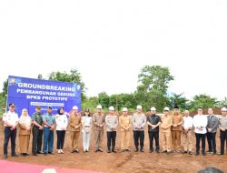 PJ Sekda Kota Bengkulu Tony Elfian Hadiri Acara Groundbreaking Pembangunan Gedung BPKB Polda Bengkulu.