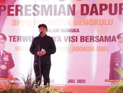 Walikota Bengkulu Hadiri Peresmian Dapur SPPG Polresta Bengkulu