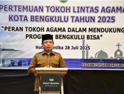 Walikota Gandeng Pemuka Agama Sampaikan Program Bengkulu BISA