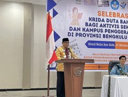 Plh Sekda Bengkulu Buka Acara Selebrasi Krisda Duta Bahasa 2024