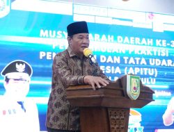 Plt Gubernur Rosjonsyah Resmikan Musda Ke-III APITU DPD Bengkulu