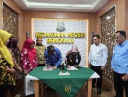 Dinas Sosial Kota Bengkulu Lakukan MOU Dengan Kejari Bengkulu