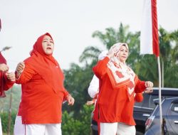 Tim Penggrak PPK Kota Bengkulu Gelar Senam Sehat di Balai Kota Merah Putih