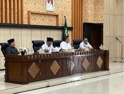 Pemprov Bengkulu Bersama Itjen Kemendagri Gelar Rapat Evaluasi Pembangunan SPPG