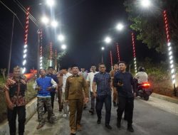 Miris, Lampu di Kawasan Pancurmas Dirusak Oknum Tak Bertanggung Jawab
