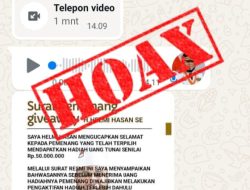 Gubernur Helmi Hasan Tegaskan Pesan WhatsApp Giveaway Rp50 Juta adalah Hoaks